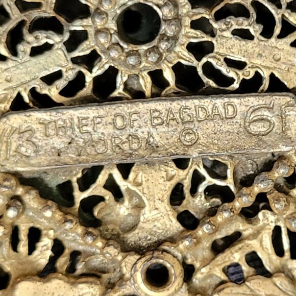 Vintage Necklace from 1940's film Alexander Korda's Theif of Bagdad Star - Picture 4 of 4